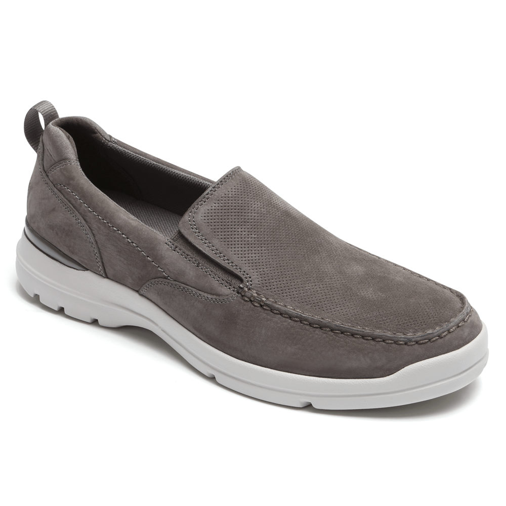 Slip-Ons Rockport Hombre Mexico - City Edge Grises Oscuro - WBDAC8594